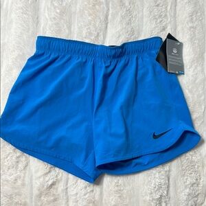 Nike Blue Athletic Shorts Lightweight Elastic Waist